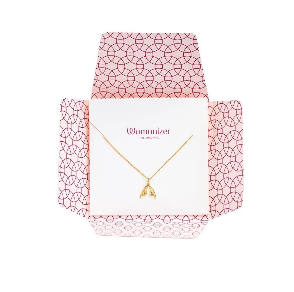 Womanizer Gold Clitoris Necklace - ClubX